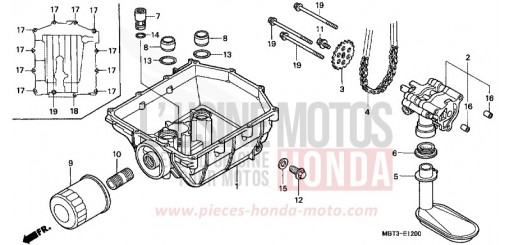 OIL PUMP XL1000VX de 1999